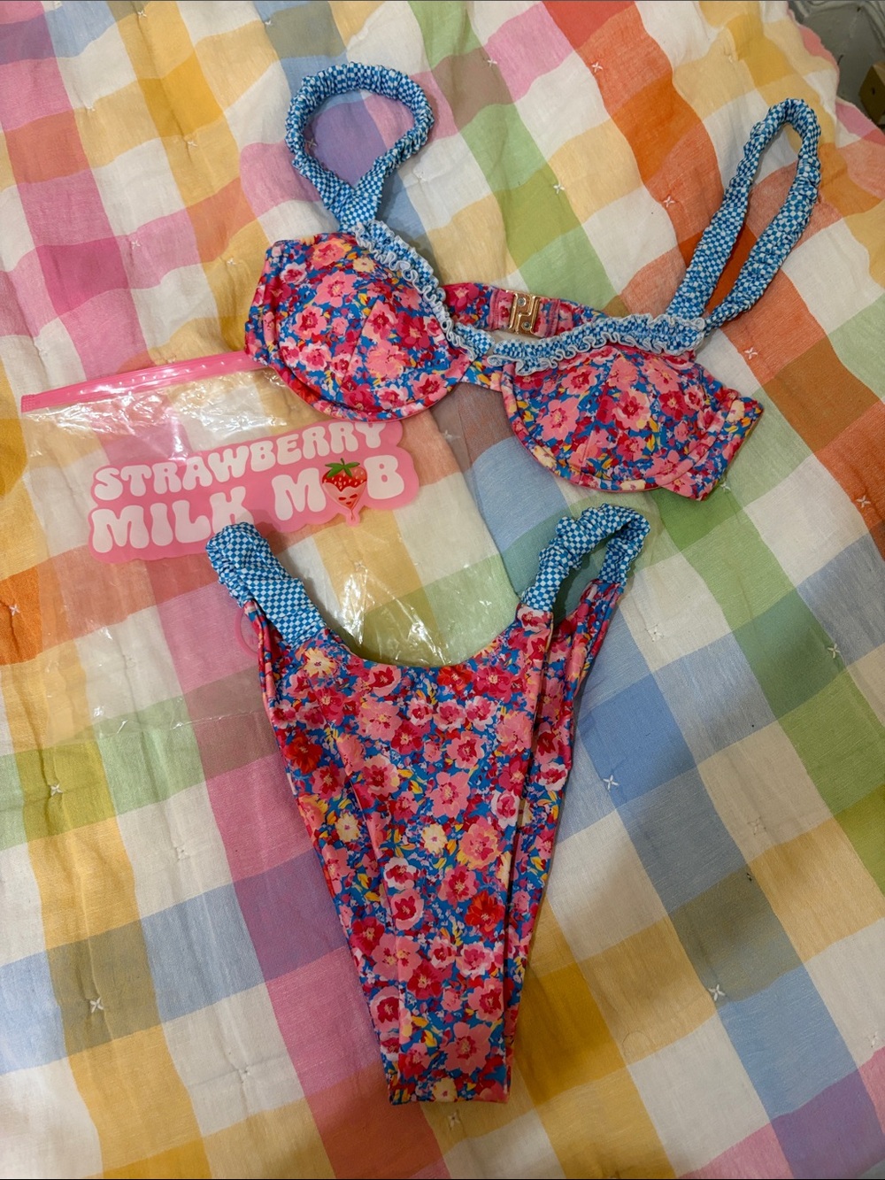 Strawberry Milk Mob Bikini